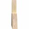 Ekena Millwork Portland Rough Sawn Timber Gable Bracket, Douglas Fir, 48"W x 12"H x 2"D x 6"F, 6/12 Pitch GBW048X12X0206POR00RDF - alternate 2